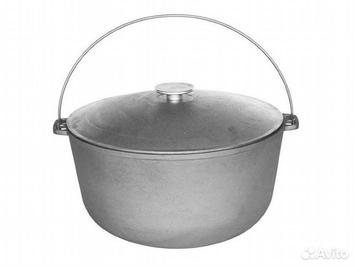 Котёл чугунный походный об. 12 литров 