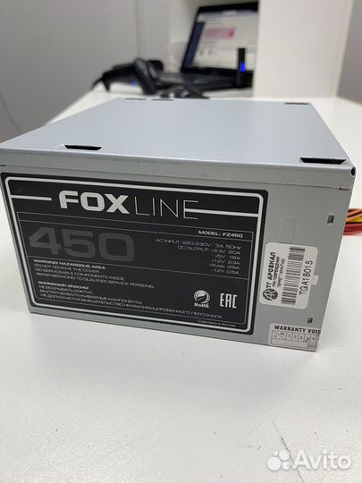 Блок питания Foxline FZ450 450W