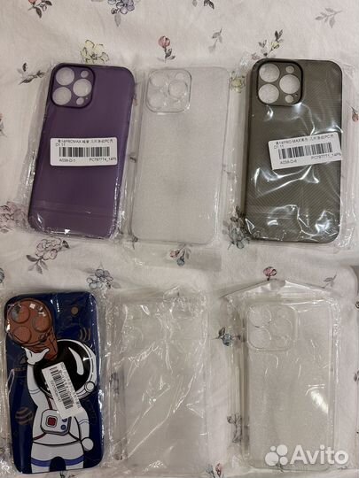 Чехлы для iPhone 14 pro max. 15 штук
