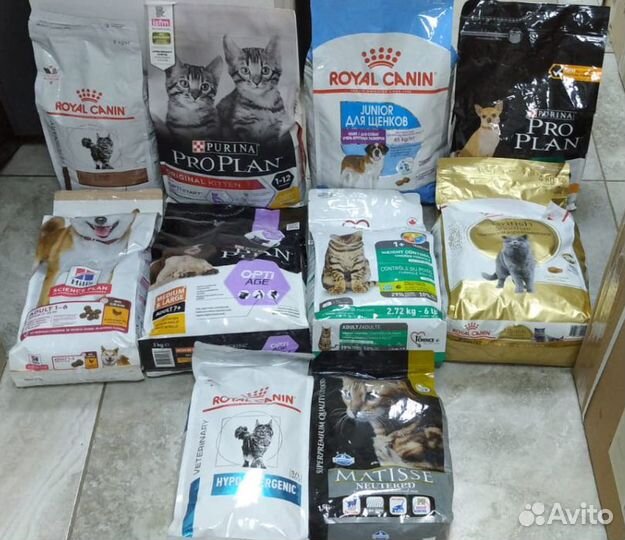 Корма для кошек и собак с истекшим сроком годности