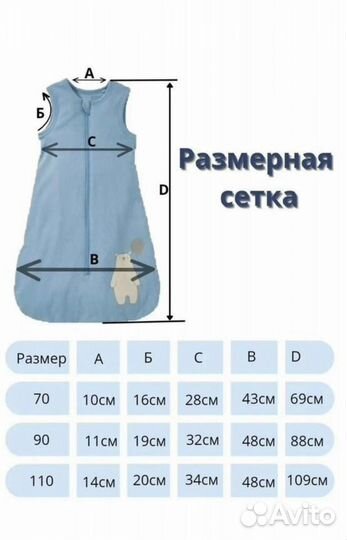 Спальный мешок для сна lupilu