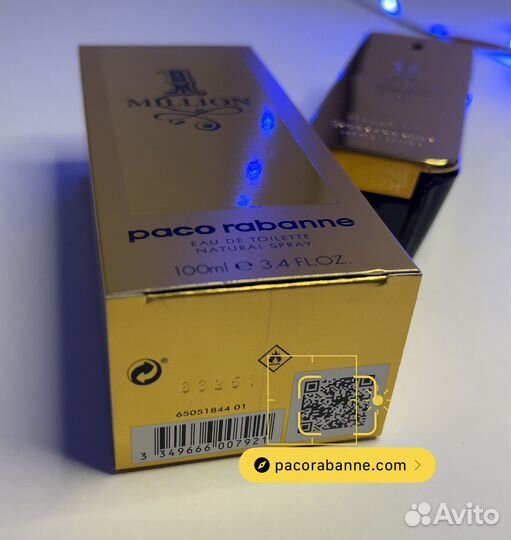 Духи paco rabanne 1 Million Man 100мл