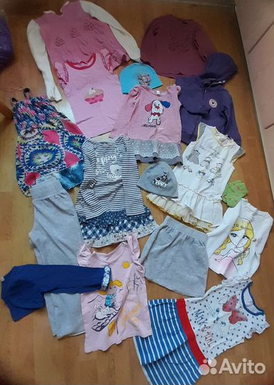Пакет вещей д/девочки (р-р 98-104)