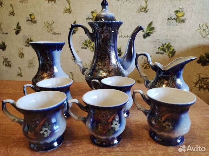 Сервиз кофейный Птичка