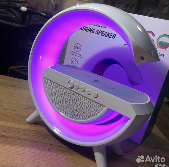 Ночник с беспроводной зарядкой Гугл