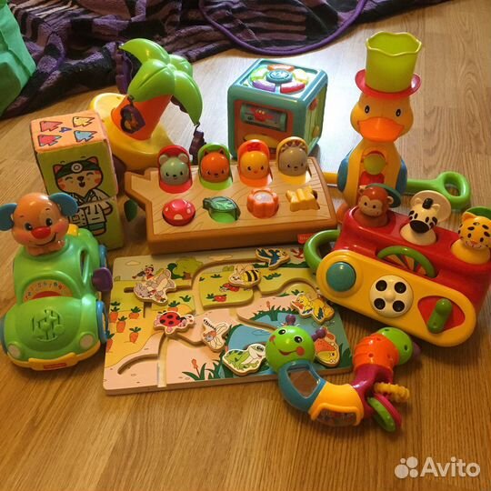 Развивающие игрушки пакетом до 3 лет