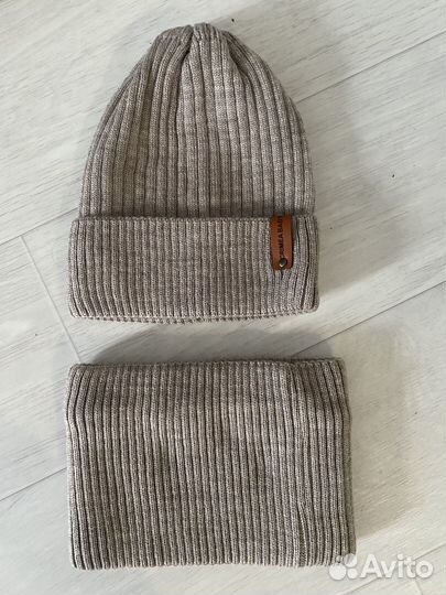 Детская шапка со снудом