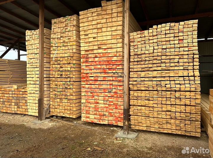 Доска обрезная 25x150x6м