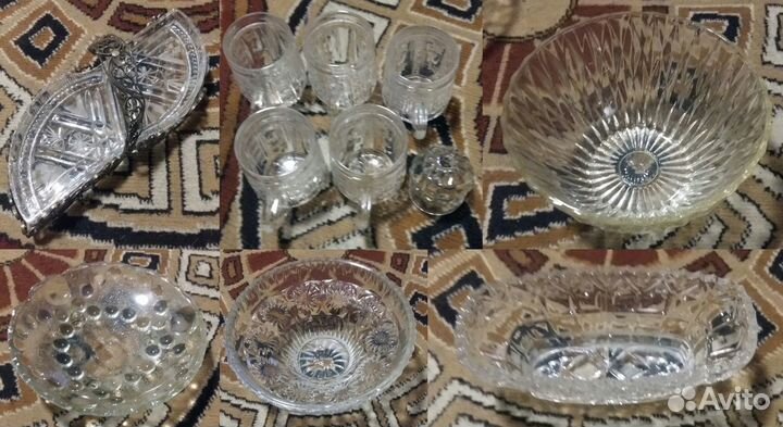 Хрусталь+стекло\сделано В С.С.С.Р.\
