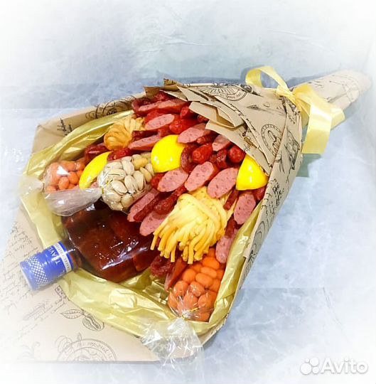 Букет мужской с колбасой