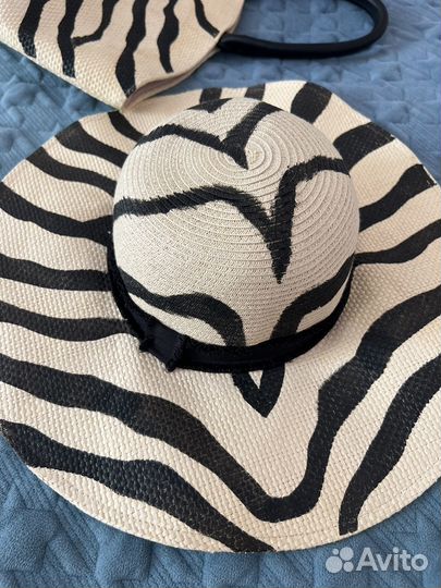 Сумка и шляпа соломенная Labbra