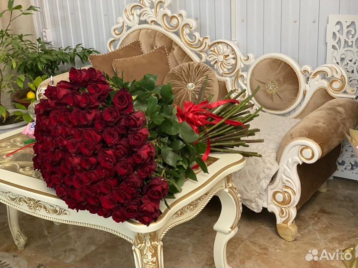 Красные розы гиганты