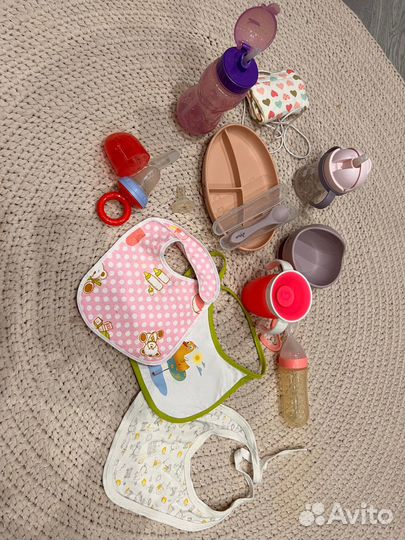 Детская посуда для кормления munchkin силиконовая