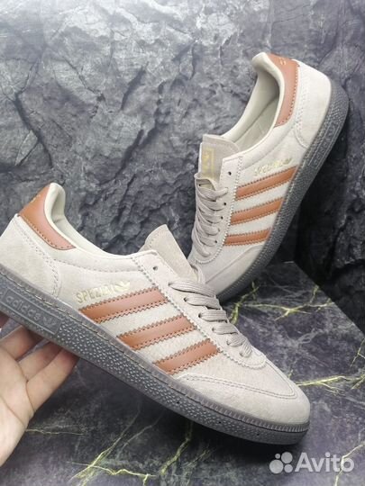Кеды adidas handball spezial beige brown 41-45
