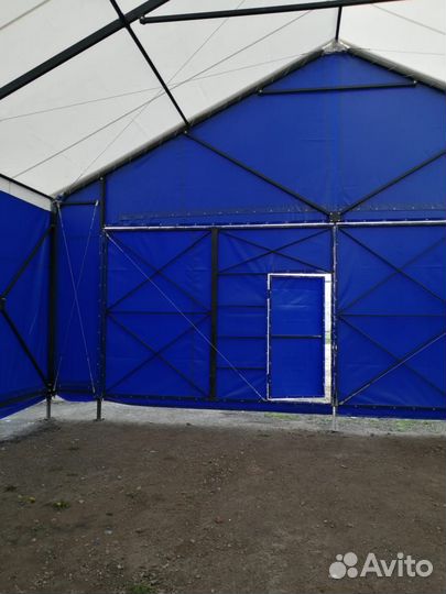 Каркасно тентовые ангары