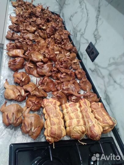 Копчёные перепела