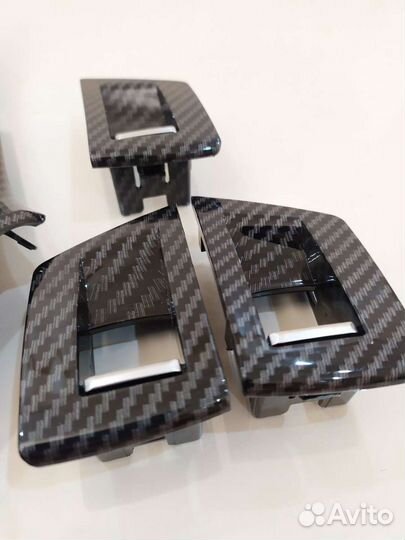 Bmw 5 f10 ручки салона под карбон