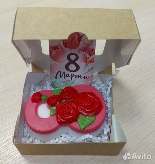 Мыло ручной работы к 8 марта