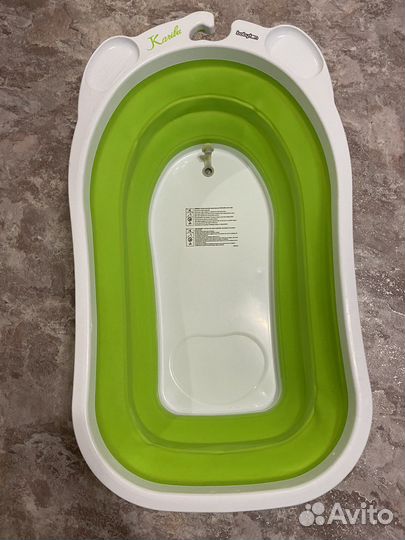 Складная ванночка для купания + горка и гамак