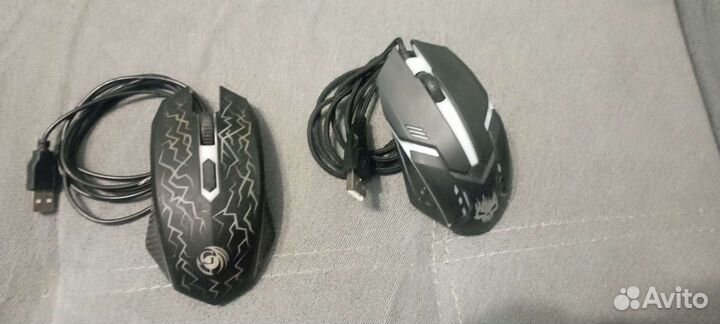 Клавиатура офисная и 2 мышки