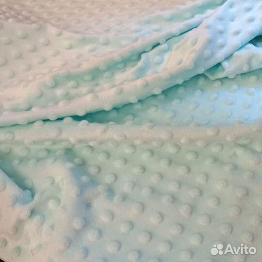 Отрез ментолового плюша - 1 пог.м