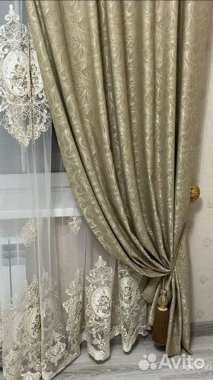 Ткань для пошива штор 3,95 м новая