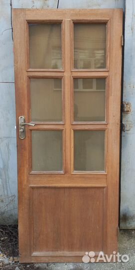 Двери межкомнатные из массива дуба бу