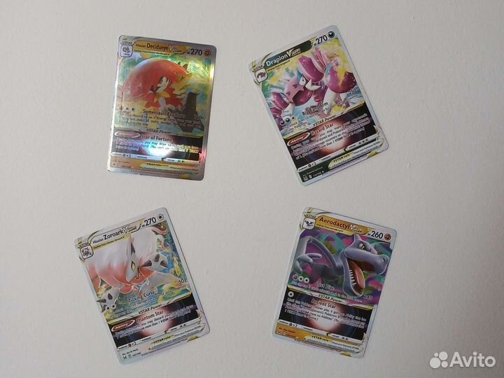 Карточки покемонов Vstar (Lost origin)