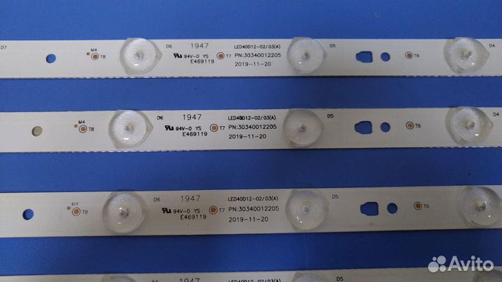 0103 Светодиоды подсветка led40D02/03(A)