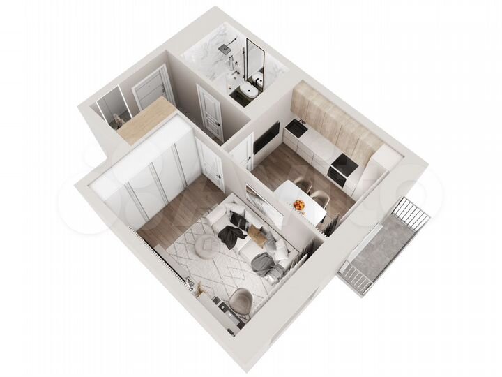 1-к. квартира, 35,5 м², 11/17 эт.