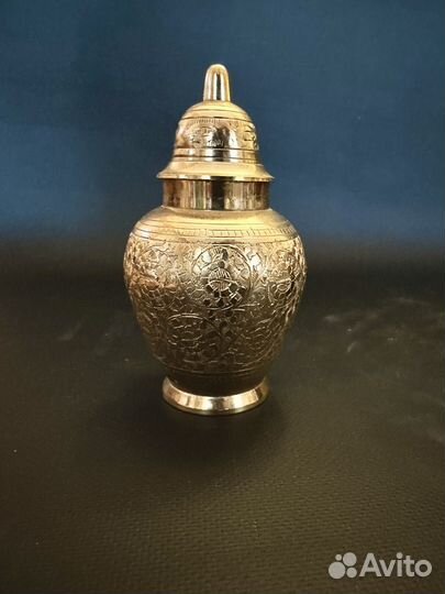 Ваза фарфоровая смальта, имбирница винтаж