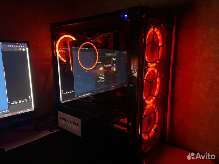 Игровой пк в разбор rx6600xt Xeon-2666v3