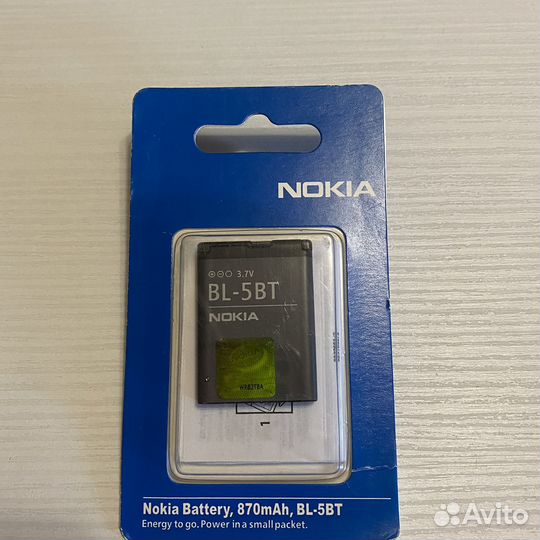 Аккумулятор nokia BL-5BT