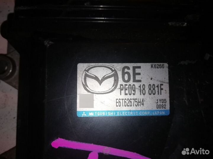 Эбу ECU PE-VPS Mazda 3,6,cx5 2.0 Skyactive