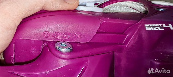 Коньки детские раздвижные 27 30 для девочки