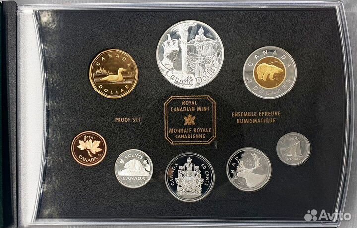 Канада набор монет 2002 серебро Proof