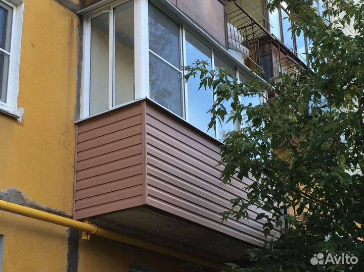 Балкон остекленный в рассрочку