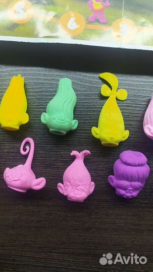 Тролли из пятерочки ластики коллекция