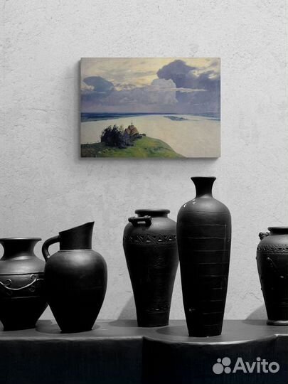 Картина Исаака Левитана - Над вечным покоем 50х70