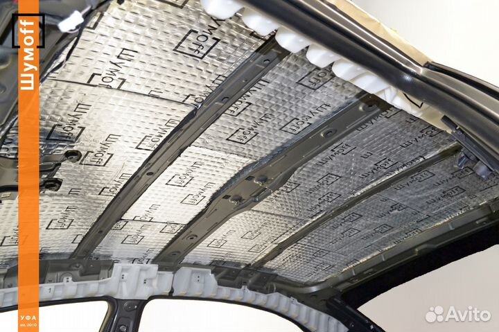 Материалы Шумофф для Шумоизоляции крыши в 2 слоя