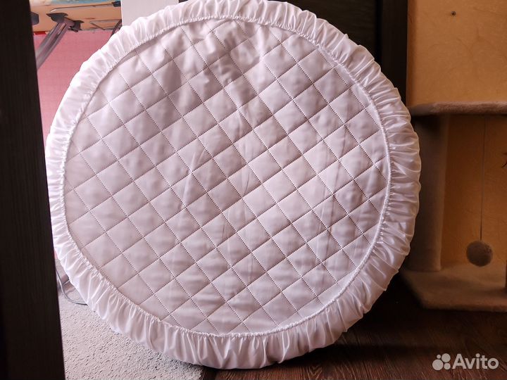 Круглый матрас для детской кроватки