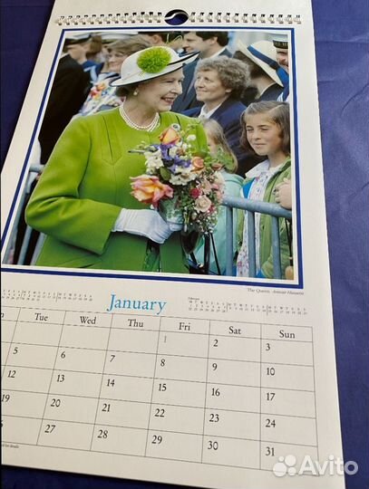 Календарь 1993г. Королевская семья, Елизавета II