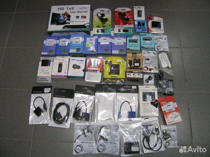 Конвертеры,сплиттеры и переходн hdmi,DVI,VGA,скарт