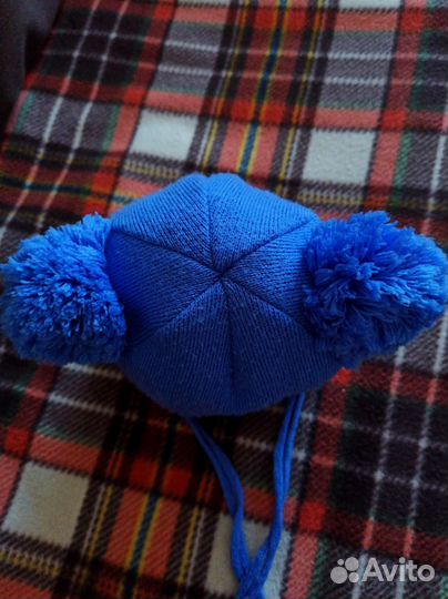 Шапка детская зимняя на синтепоне и хлопке