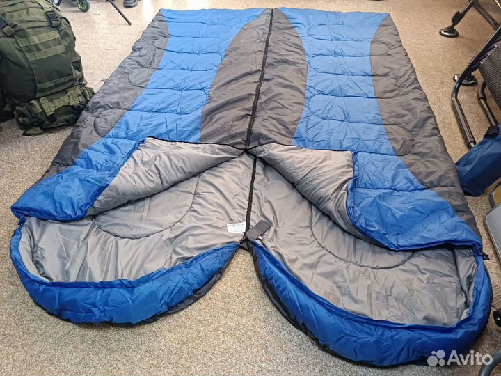 Спальник семейный (спальный мешок для двоих)
