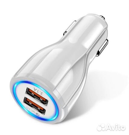 Быстрая QC 3.0 автомобильная зарядка USB
