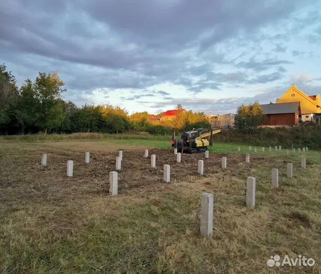 Жб сваи с установкой