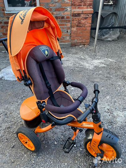 Детский трехколесный велосипед lamborghini