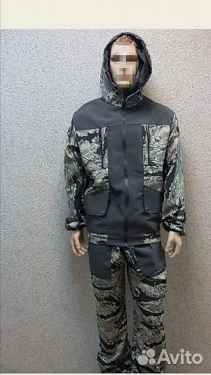 Мужской костюм спорт, рип-стоп 52