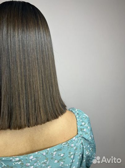 Кератиновое выпрямление